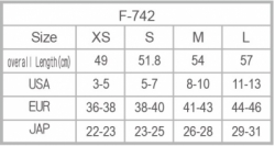 large size chart f742 problue bali dive shop